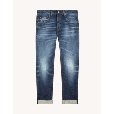 Foto van Dondup Icon regular-fit jeans in rigid selvedge denim