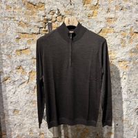 Kris K M Caine Brown Zip silk pull