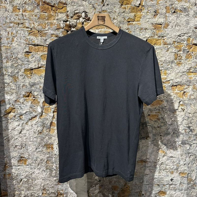 James Perse Crew Neck T-Shirt Dark Grey 