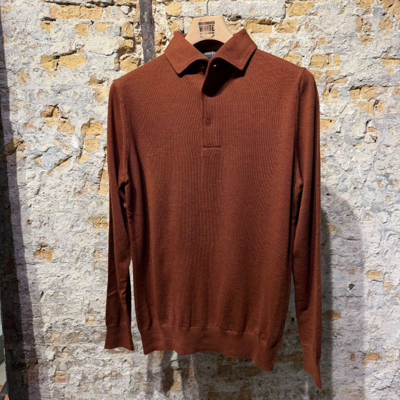 Kris K H. Grant Polo Italian Rust Kris K H. Grant Polo Italian Rust