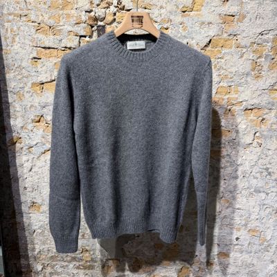 Foto van Della Ciana 100% Cashmere Sweater Grey Storm