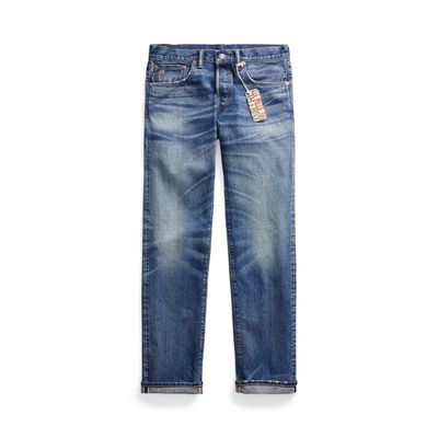 Foto van Ralph Lauren Double RL Slim Fit Hillsview Selvedge Jean