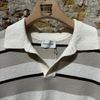 Afbeelding van Scaglione Retro Stripe Polo Cream & Burgundy
