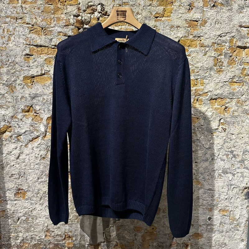 Kris K H Keitel Linnen polo Blue