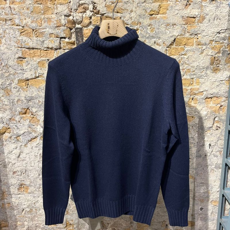 Kris K Sean Connery Roll-Neck Officer Navy