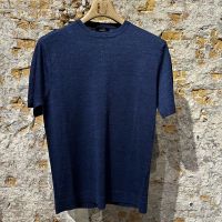 Kris K D Craig Linnen O-Neck Ocean