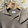 Afbeelding van Scaglione Polo Soft Bourette Brown