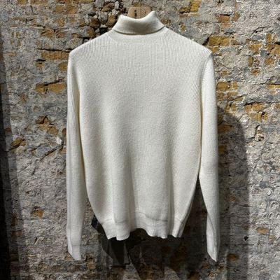 Foto van Majestic Filstures Cashmere Long Sleeve Rollneck Cream