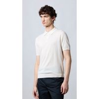 Roberto Collina Knitted Regular Cotton Polo White