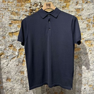 Foto van ASPESI Cotton Polo Midnight Blue 