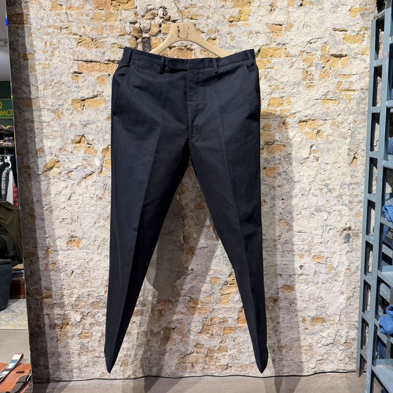 Kris K Wide Relaxed Black Pantalon