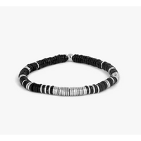 TATE OSSIAN London Constellation Bracelet Deep Black