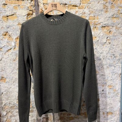 Foto van Kris K B Johnson O-neck Merino Wool Army Green