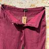 Afbeelding van Kris K Linnen Pantalon Burgundy 