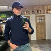 Afbeelding van Kris K Captains button Turtle sweat Navy