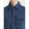 Afbeelding van Piacenza Air Force Blue Full Cashmere Overshirt 