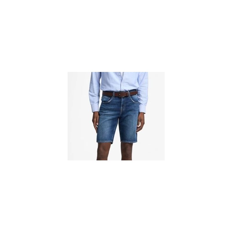 7 For All Mankind REGULAR SHORTS Dark Blue 