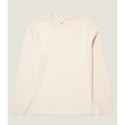 Foto van Sunspel Loopback Sweatshirt Cream