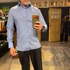 Afbeelding van 100 Hands Textured Shirt Sky Blue 