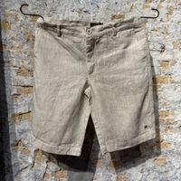 Kris K Linnen Shorts Sand