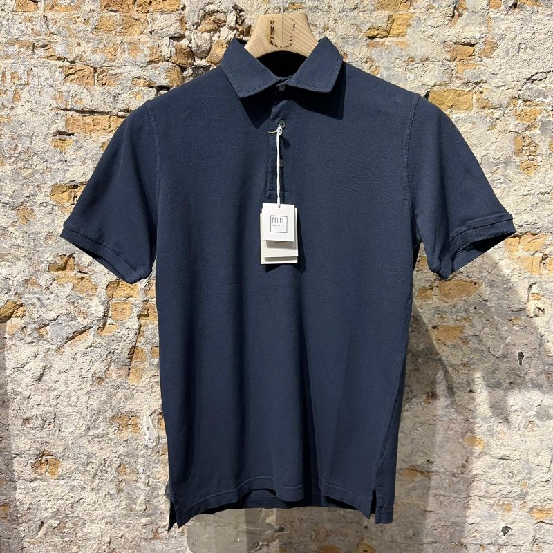 Fedeli Polo North Piquet Deep Blue