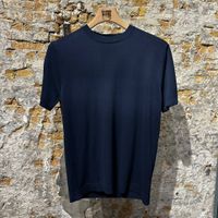 Piacenza T-Shirt Crepe Cotton Royal Blue