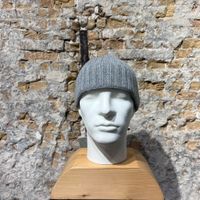 Kris K C. Murphy 100% Cashmere Beanie Grey