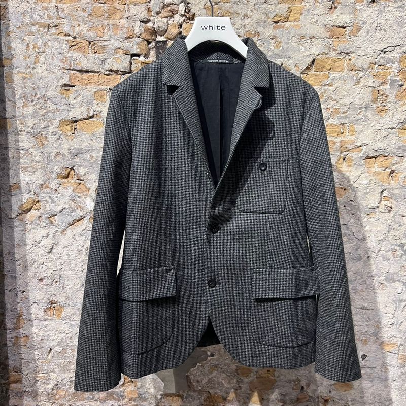 Hannes Roether Jos Sports Jacket Grey/Black
