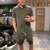 Afbeelding van Kris K A Pachino Short Sleeve Shirt Green Olive