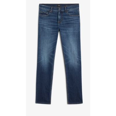 Foto van 7 For All Mamkind Luxury Performance Slimmy Industrial Blue 