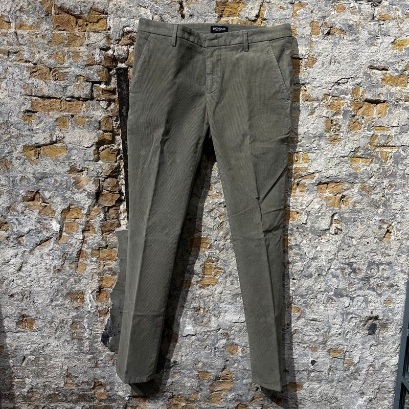 Dondup Pantalon Spirrittisimo Baby rib Olive Dondup Pantalon Spirrittisimo Baby rib Olive