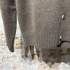 Afbeelding van Kris K A Young Merino Wool Cardigan Coffie Brown