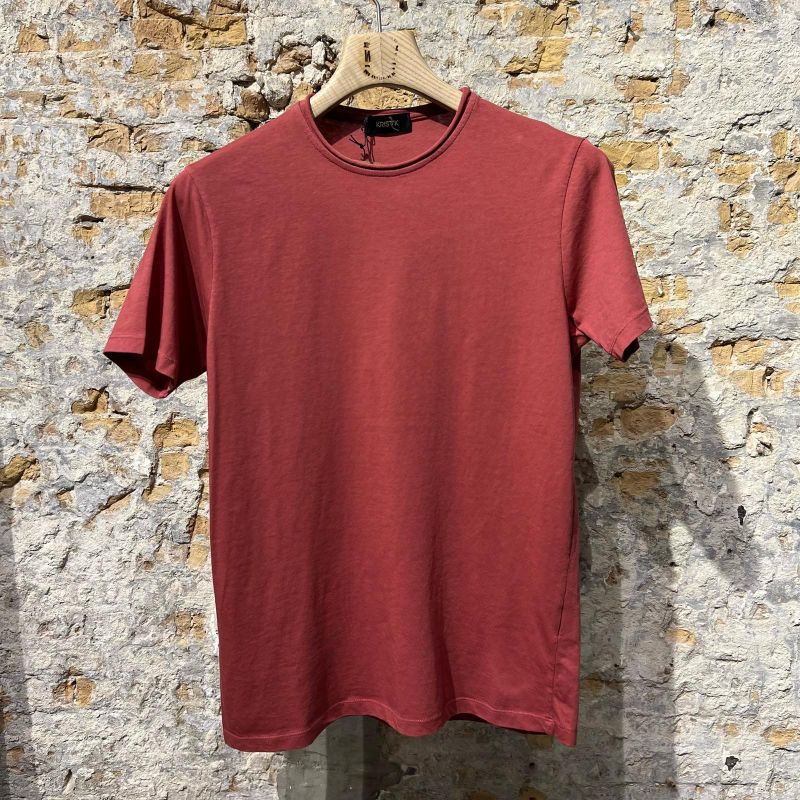 Kris K T- Hardy Burgundy Red T-shirt