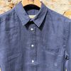 Afbeelding van Blue De Genes Linnen Shirt Navy 