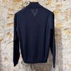 Afbeelding van Piacenza Super fine Merino Wool Zip Turtleneck Navy