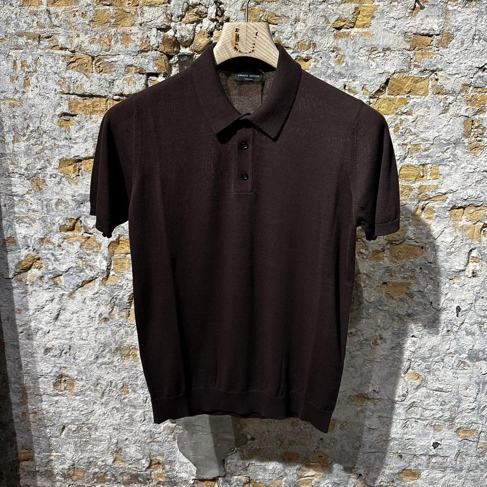 Tシャツ・カットソー Roberto Collina SS25 Knitted polo shirt (RB10024 RB1010) ROBERTO COLLINA man - d — 2
