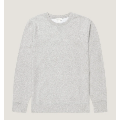 Foto van Sunspel Loopback Sweatshirt Grey Melange