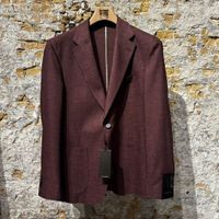 Windsor Giorno Wool & Silk Aged Burgundy Mélange Jacket