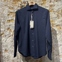 ​Fedeli Shirt James ml panaminio Navy