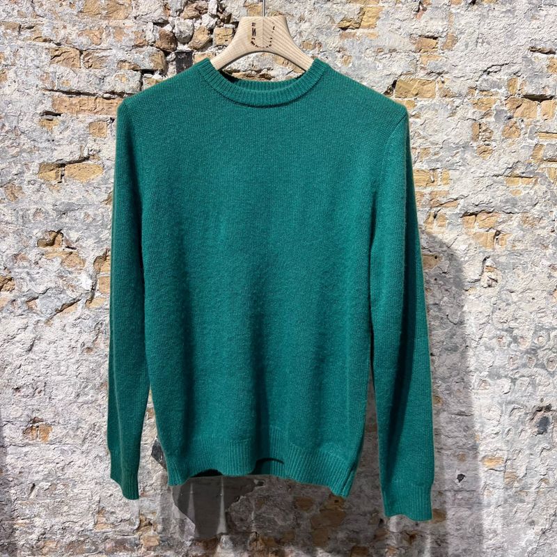 Majestic Filatures Relaxt Cashmere Sweat Green