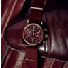 Afbeelding van Bristion Clubmaster Classic - Chrono - Gold - Red