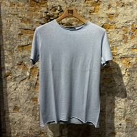Hannes Roether Knitted T Shirt Sky Blue 