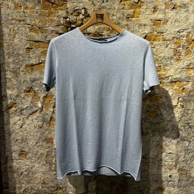 Foto van Hannes Roether Knitted T Shirt Sky Blue 