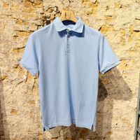 FEDELI North Piquet Polo Light Blue 