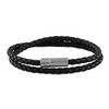 Afbeelding van TATE OSSIAN London Double Wrap Rope Bracelet Black