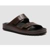 Afbeelding van Officne Creative Brown Leather Slide Sandals Coffe Brown