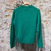 Afbeelding van Aspesi Magila Girocollo In Lana Shetland Emerald Green