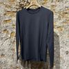 Afbeelding van Hannes Roether Longe-Sleeve Rock T-shirt Faded Dark Blue 