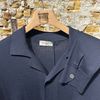 Afbeelding van Piacenza Retro Cardigan Silk & Cotton Navy