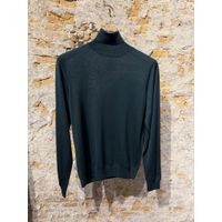 Piacenza Roll Neck Thin Merino British Racing Green